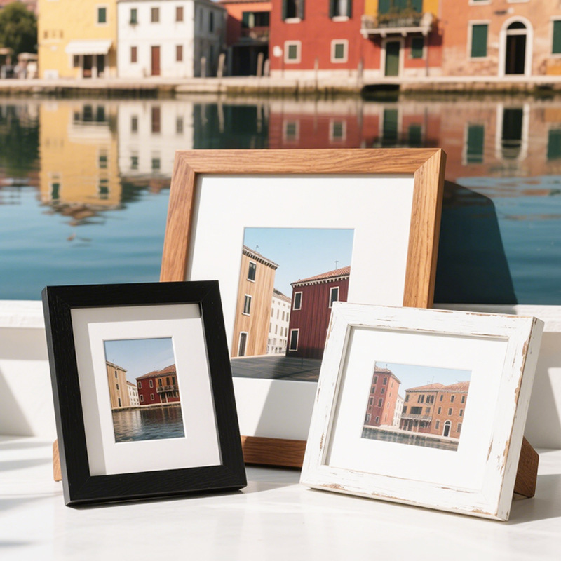Simple Photo Frame for Tabletop or Wall Hanging, Picture Frame Mounting, 6inch 7inch Photo Album Rack Wholesale, Landscape Wooden Custom Design Simple Photo Frame for Tabletop or Wall Hanging, Picture Frame Mounting, 6inch 7inch Photo Album Rack Wholesale, Landscape Wooden Custom Design