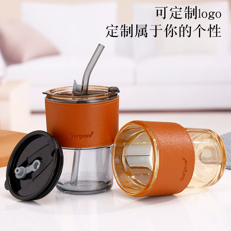 Высококачественная чашка для чая, стеклянная Coffee glass with glass, подарок на день рождения
