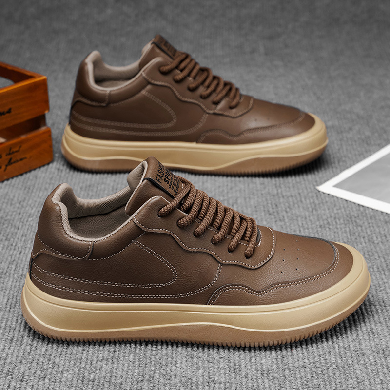 2026 primavera nuevo estilo simple con suela suave ligera antideslizante zapatos casuales de hombre moda deportivo de moda universal skate image 8