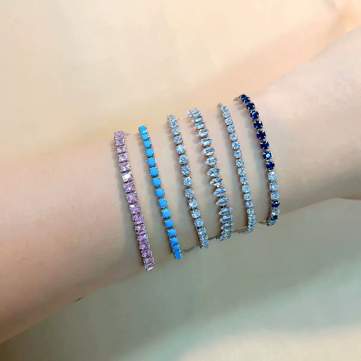 Bracelet, камень инкрустирован цирконом, кольцо, простой и элегантный дизайн, стиль высокого качества, европейский стиль