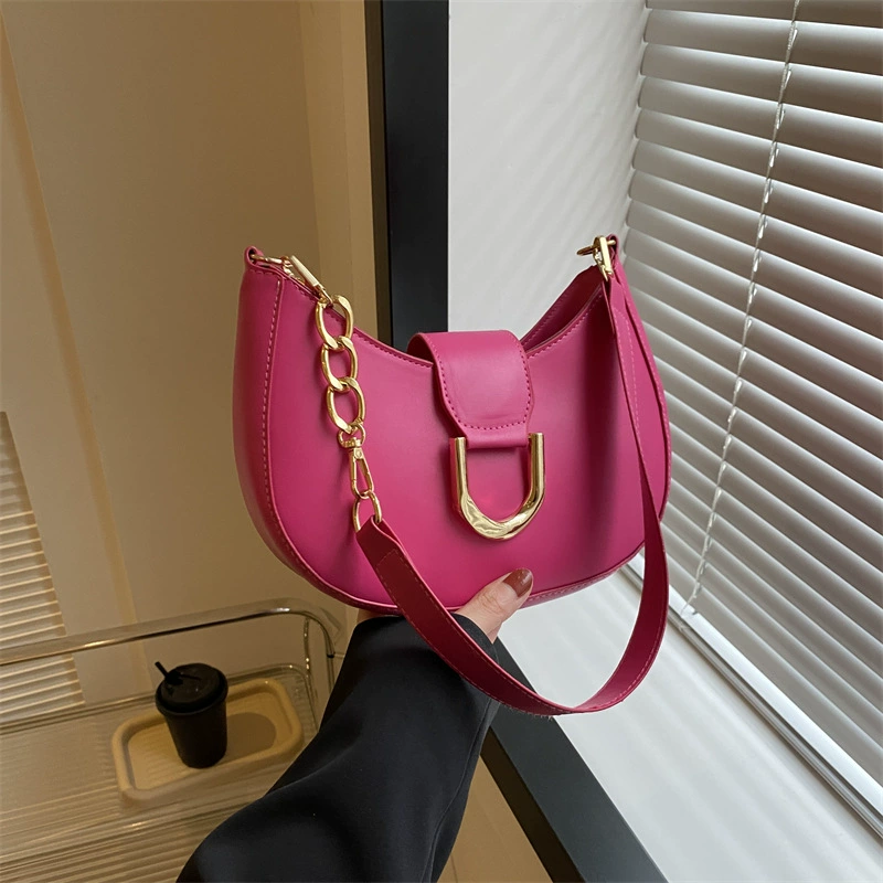 Shoulder bag, one‑shoulder underarm bag, gold hardware, lightweight 0.241 kg