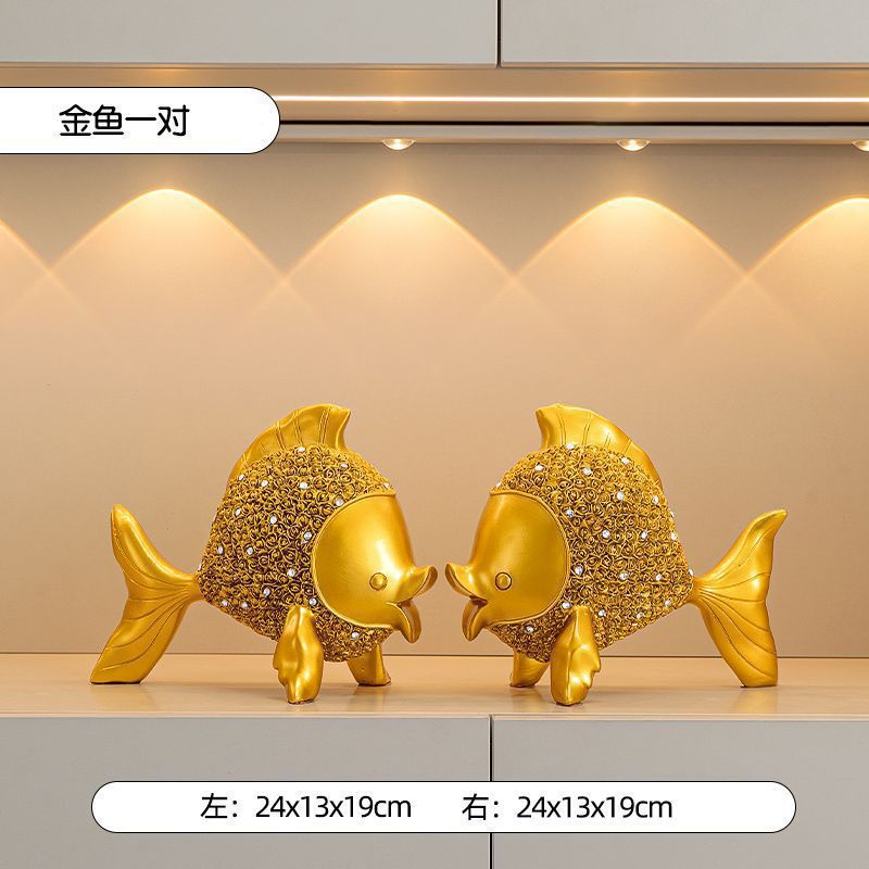 New Chinese Style Home Wine Cabinet, High-End Ornaments, Living Room, Office Desktop Crafts, Housewarming and Opening Gifts