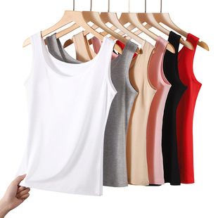 [春夏莫代尔棉背心女百搭外穿性感无袖运动吊带背心女打底衫]