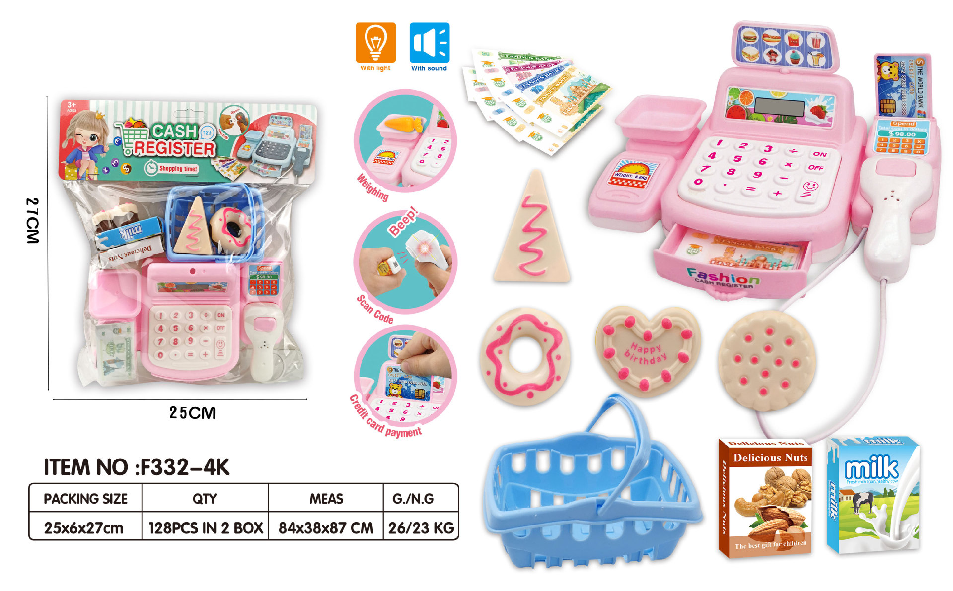 Simulation Shopping Cash House Toys Electronic Game Lighting And Sound Effects Supermarket Cashier Toys For Children Gifi O1Cn01Uogpzk1Ke9Zdzlntw !!2206776261188 0 Cib
