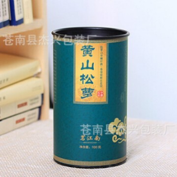 厂家生产马口铁花茶茶叶纸罐`食品纸罐`圆筒 红酒纸罐来图生产