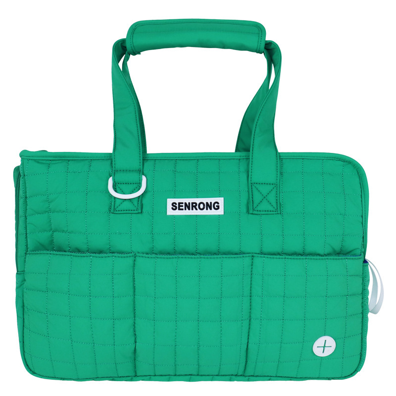 Nylon Wrinkled Space Cotton Leather Laptop Bag Customized Flat down Bag Liner Bag Satchel Pet Bag