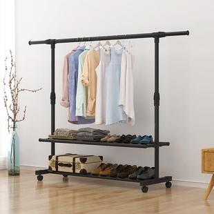 Simple Floor-Standing Folding Clothes Drying Rack for Balcony, Home Bedroom Clothes Rack, Folding Clothes Hanger