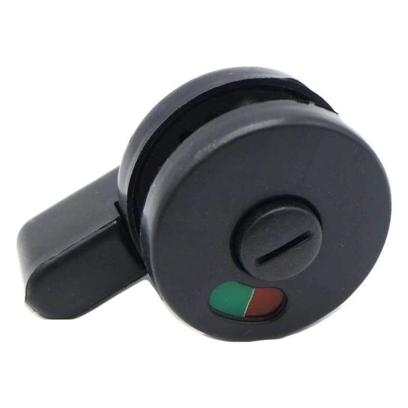 Аксессуары раздела туалета с замком индикатора раздела беспилотного нейлона черноты туалета замка индикатора публичного пластиковым