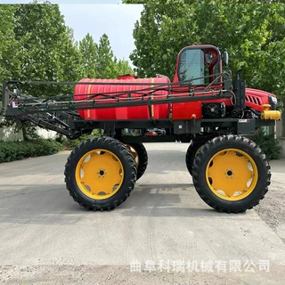 100马力自走式打药机大田玉米全液压喷杆出口品质四轮高架打药车