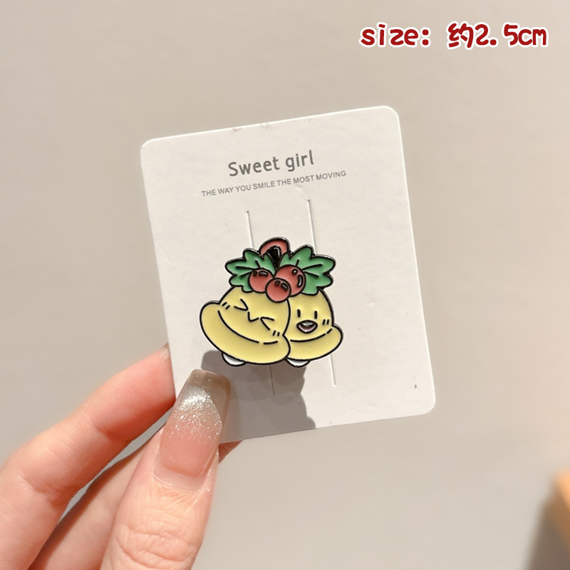 Broche de goteo de aceite de metal para hombres y mujeres bolsos fijos accesorios de decoración insignia de aleación japonesa joyería al por mayor 2024 nuevo