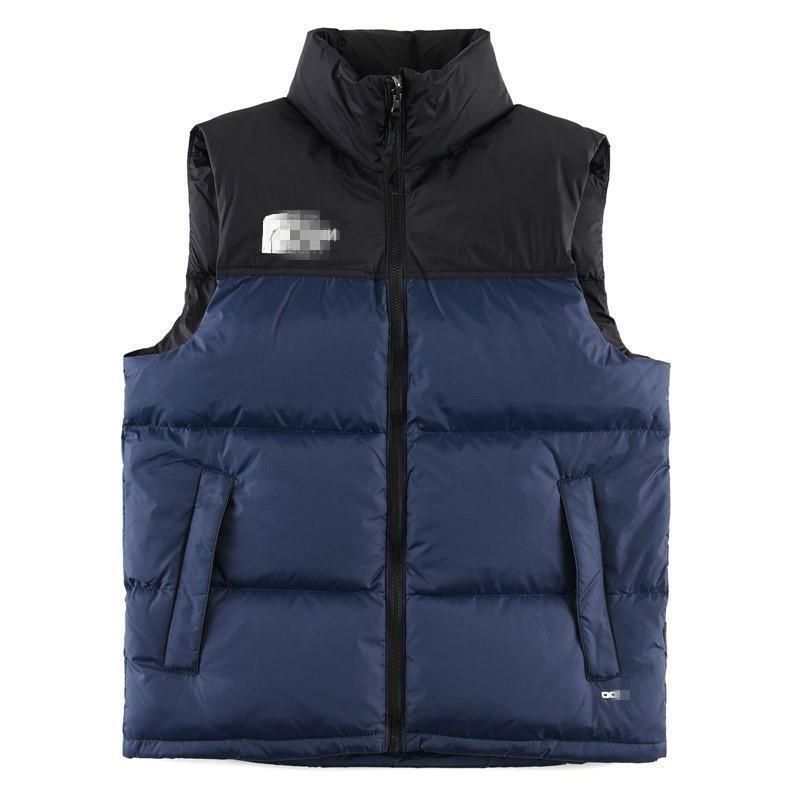 2023 New North Face Windproof down Cotton Vest for Men, Spring and Autumn Warm Outdoor Sports Jacket, Couple Style