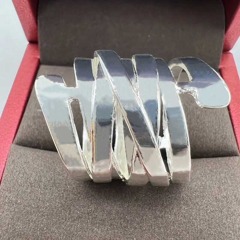 13g Weight Rings Classification 12, 5 Ring Size 1 Piece Quantity Holiday, Street Occasion Copper Material Geometric Pattern Women's Gender Plating Design Casual, Exaggerated, Lady Style Copper Plating Geometric Rings 11