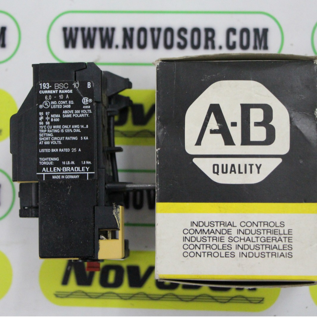 AB辅助触头193-BSC10 6-10A先咨询再订期货