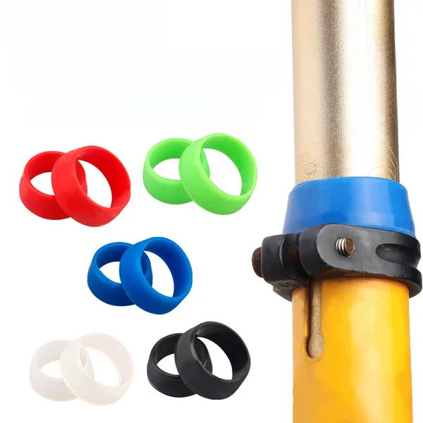 Cross-border bicycle seat rod waterproof dust cover color imported silicone seat tube waterproof ring handlebar waterproof cover