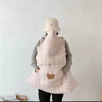 Winter ins Новое Детское одеяло детское утолщенное одеяло на флисовой подкладке с ремешками, осенне-зимний ветрозащитный теплый плащ
