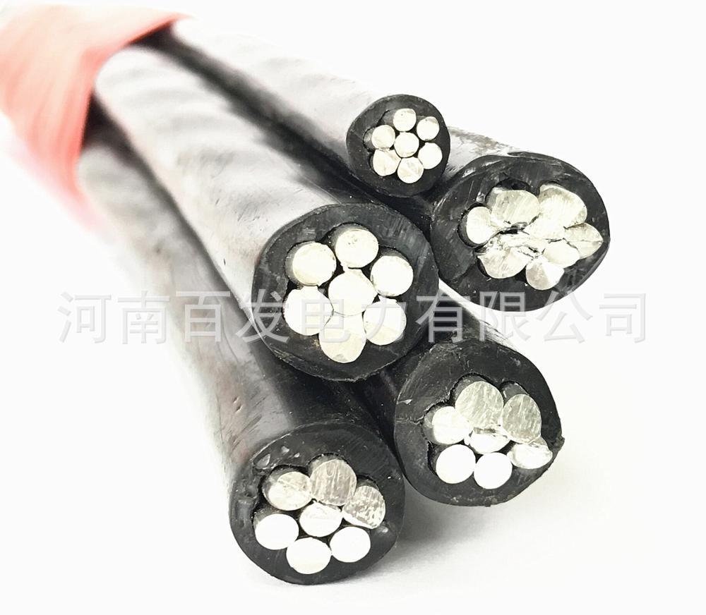 出口NFC标准架空线 铝/铝合金 XLPE/PE绝缘 3*120+54.6+2*16