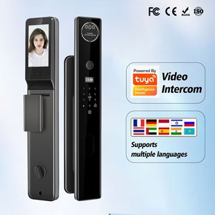 tuyazigbee smart lock face home fingerprint lock APP video surveillance temporary password lock multi-language