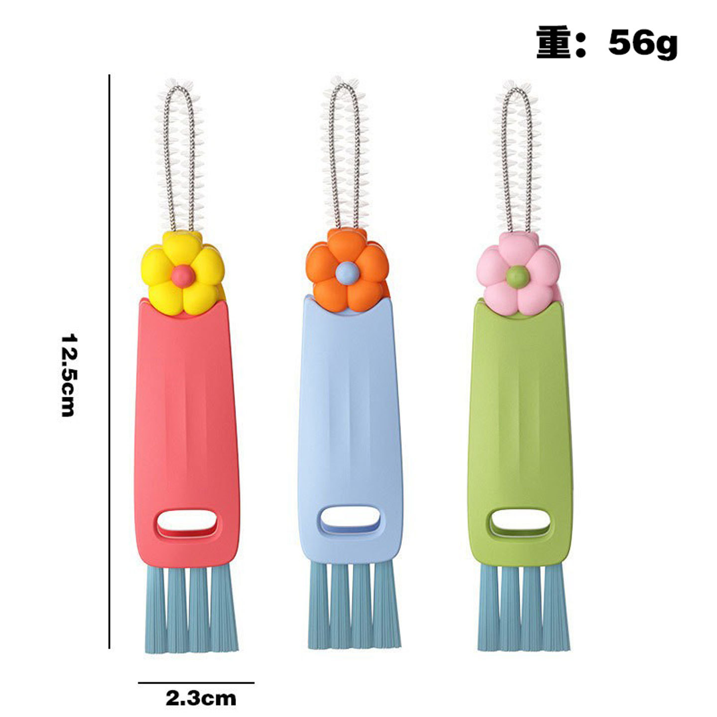 Taza de vacío cepillo biberón cepillo de limpieza traje de paja tubo de ensayo de limpieza taza de agua botella de alimentación esponja cepillo de limpieza suministro directo de fábrica