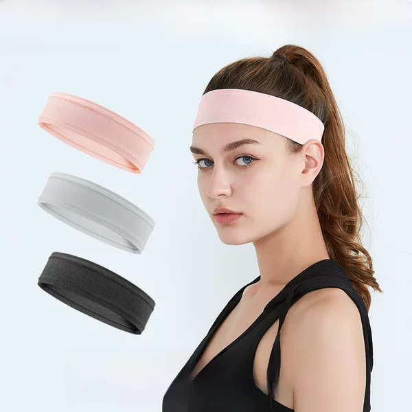 Ricky Sports Headband Outdoor Running Basketball Yoga Sweat-absorbing Quick-drying Non-slip Breathable Sweat-guiding Anti-sweat Band Headband