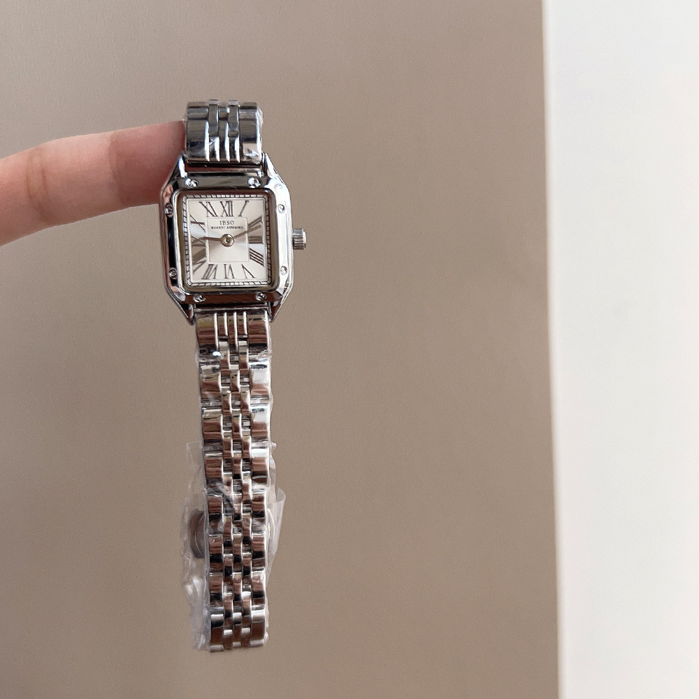 Orologio da donna IBSO New Square Small Dial Steel Band Live 9636_voghion.com