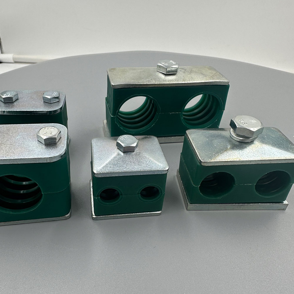 厂家供货轻型外六角导轨管夹固定夹塑料管夹液压钢管气管管卡