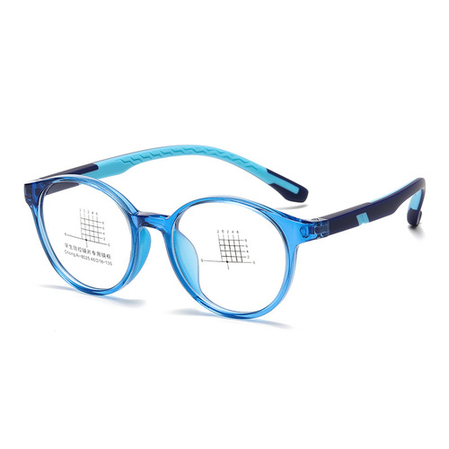46新款防蓝光手机眼镜TR90平光镜手机护目镜软硅胶儿童眼镜架8025