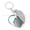 Keychain with key, handheld double-sided mirror, handmade, wholesale