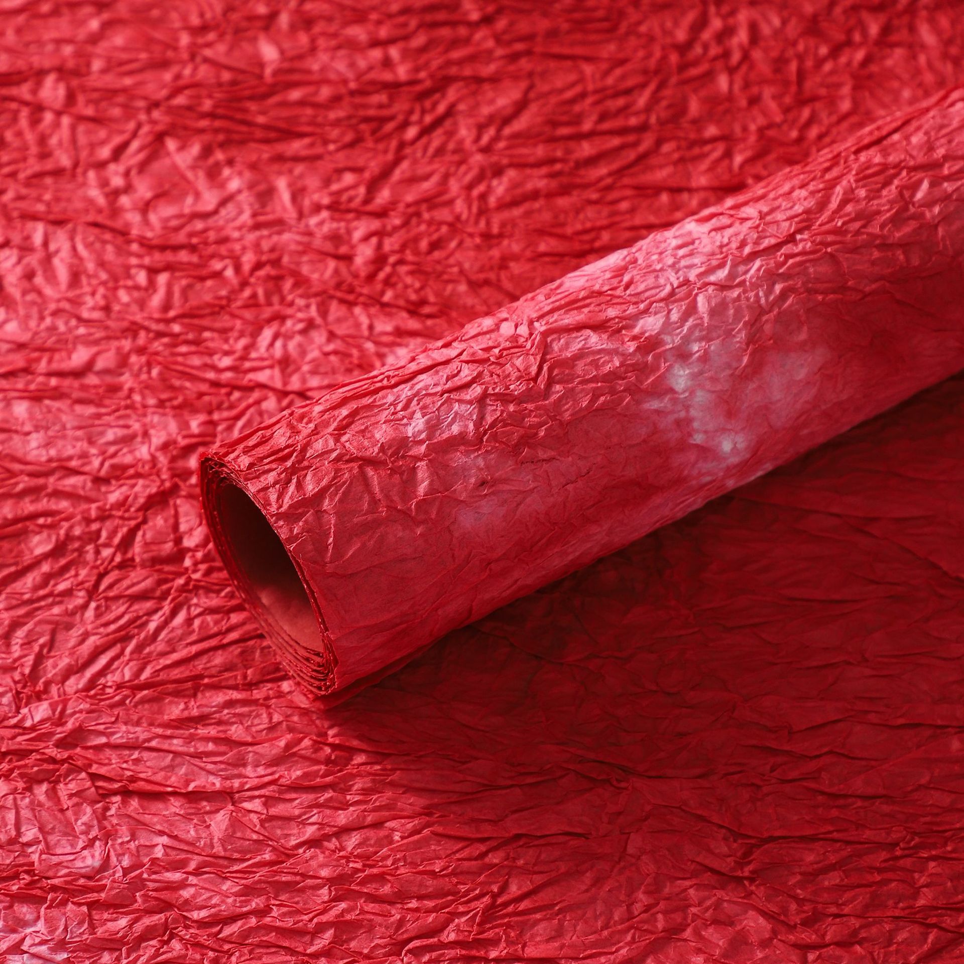 Papel para envolver ramos de flores, materiales para envolver regalos, papel hecho a mano con estampado de piedra estilo coreano con tinta de efecto flotante, papel crepé texturizado.