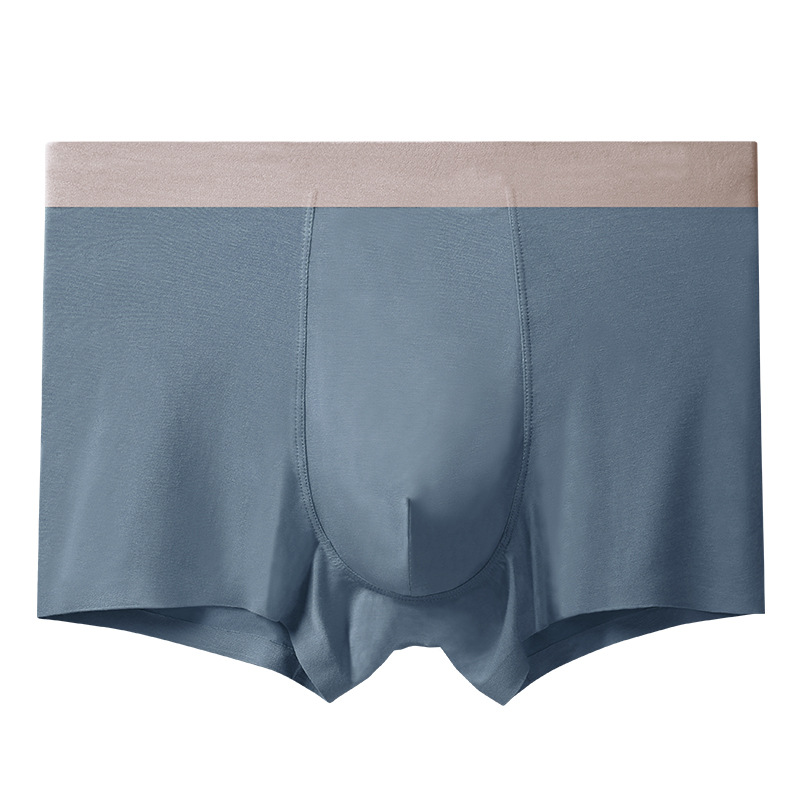 Ropa interior modal de los hombres sin costuras boxeadores de fábrica al por mayor boxeadores transpirables más tamaño verano Mediados de cintura