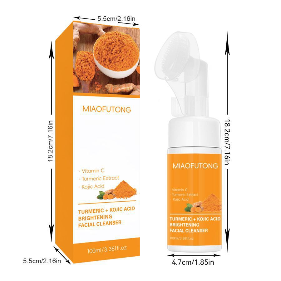 Transfronterizo TK explosión serie de jabón de cúrcuma de limpieza facial hidratante de piel exfoliante fuente de fábrica de jabón de cúrcuma
