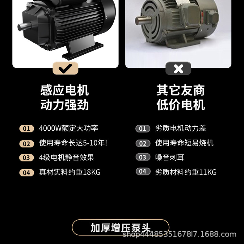 Ultra-high pressure car washer commercial car washer 220V high power cleaning machine high pressure water farm car wash shop