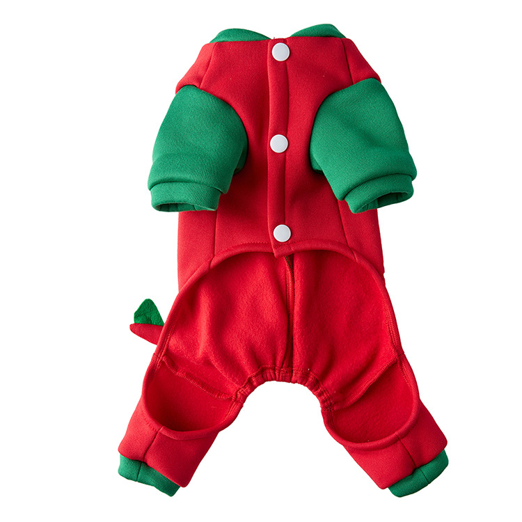 Roupa para cachorro com tema de rena para o Halloween e Natal, fantasia para animais de estimação, novo estilo para filhotes no outono e inverno._voghion.com