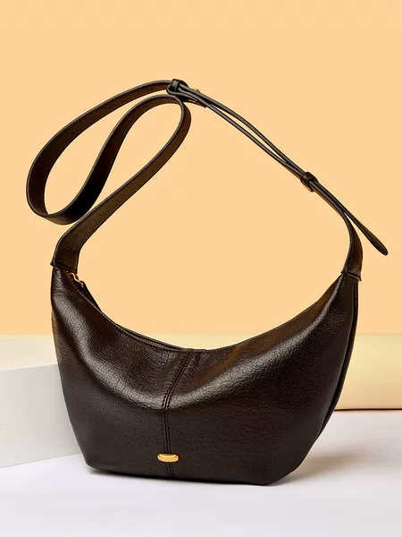 Cross-Border Women's Bags 2026 New Fashion Trendy Crossbody Bag Hobo Bag Light Luxury Retro Shoulder Underarm Bag