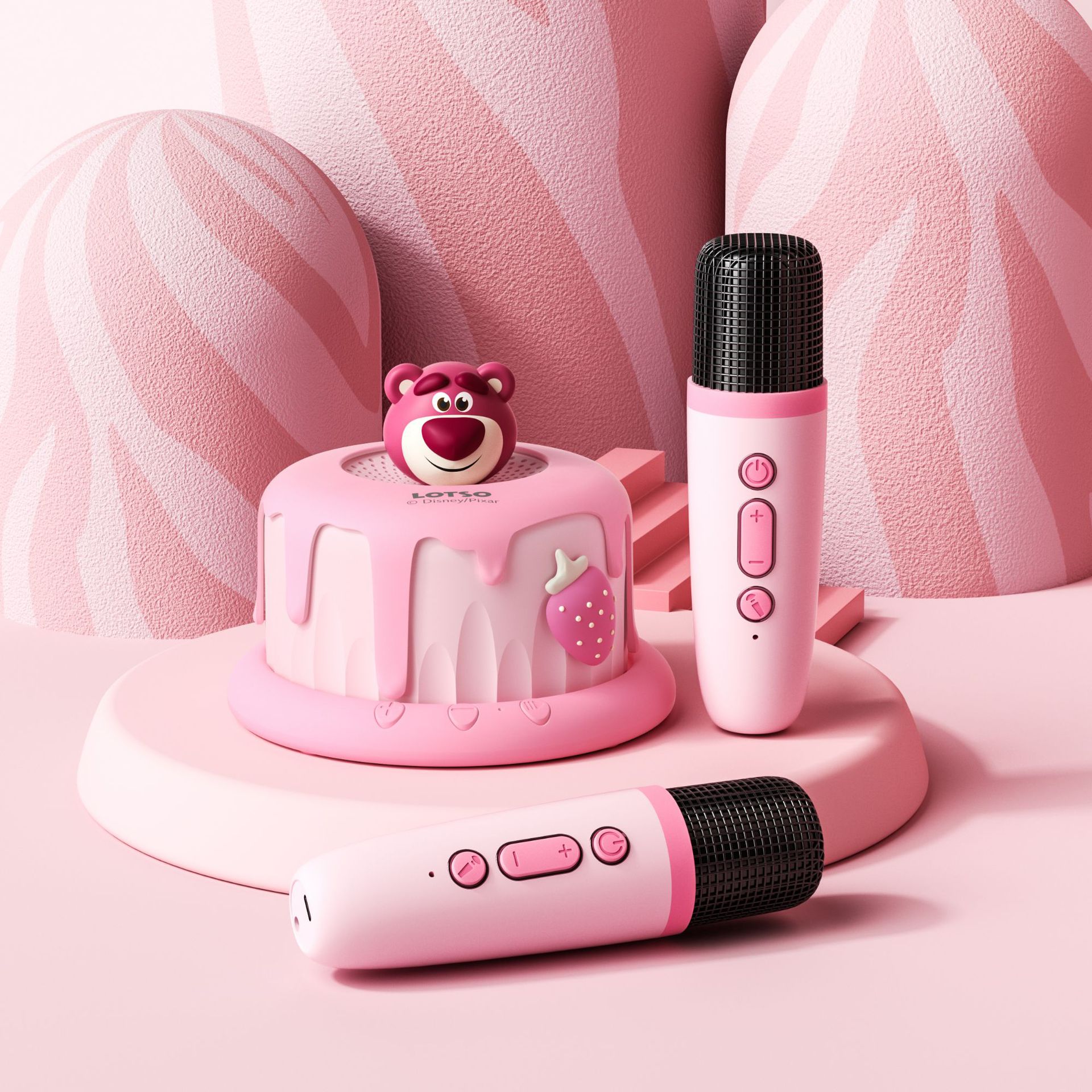 Flagship model [strawberry bear] high-end noise reduction + dual microphones