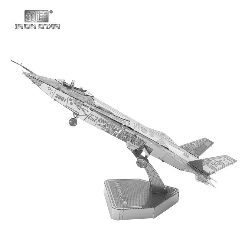 Nanyuan Steel Iron Star 3D сборная модель металл DIY пазл D21127 ВВС J-20