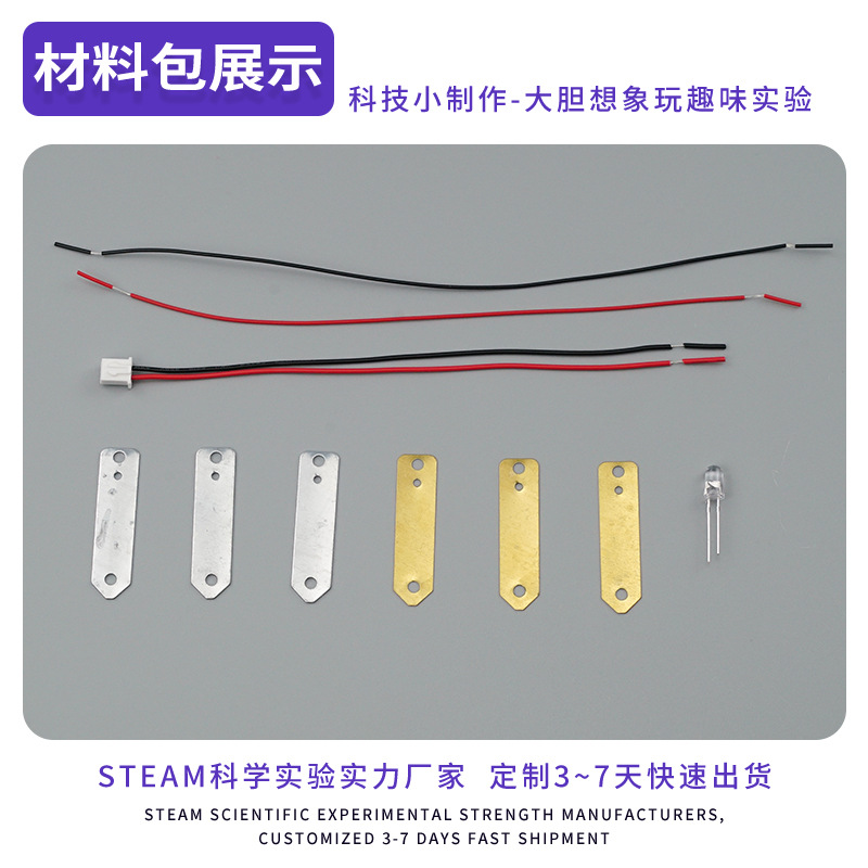 Bricolaje casero fruta batería experimento científico equipo de generación de energía Tecnología pequeña producción invención instrumento material físico