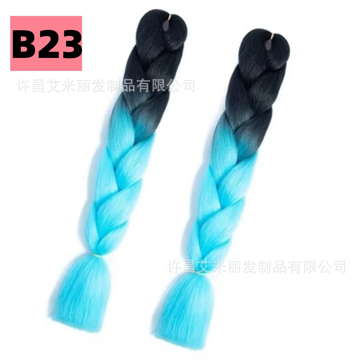 Trenzas africanas con cabello rosa渐 – materiales de alta temperatura, estilo boxeador