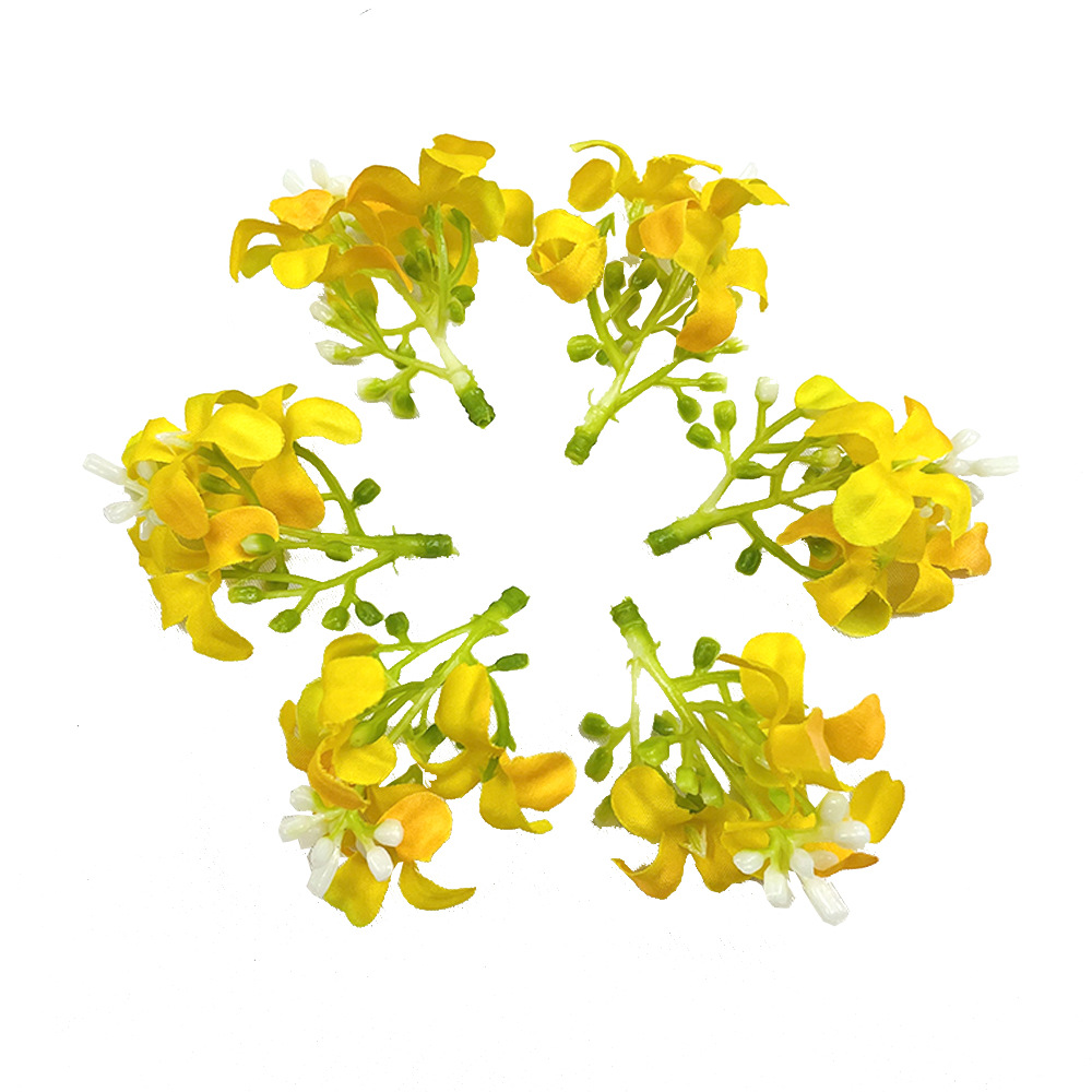 Simulación osmanthus floral cabeza DIY hecha a mano cabeza de flor de pinza tecnología de plantación verde con mano caja de regalo decoración de flores de mil lixiang