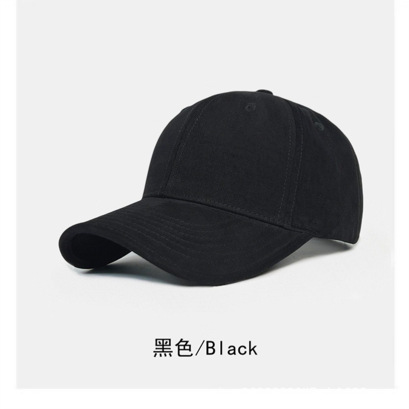 帽子大头围显脸小硬顶棒球帽女宽帽檐大脸适合加大加深鸭舌帽男士|undefined