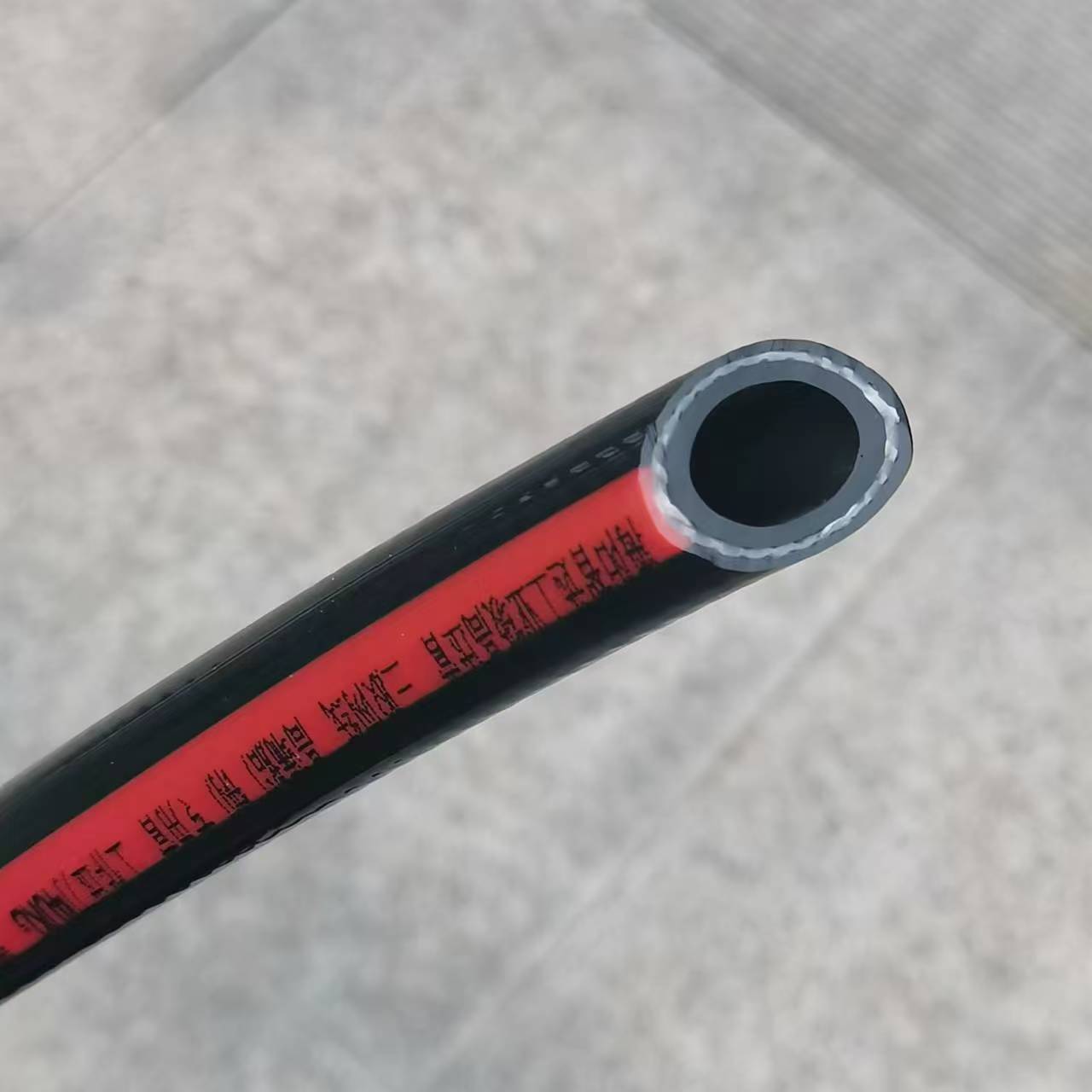 黑色高压管风炮管橡胶管耐高温耐寒四季可用防冻软管夹布高压胶管