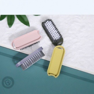 39 tipos de cepillo de lavandería - 4 cepillo de limpieza de plástico doméstico multifuncional cepillo cuadrado cepillo de zapatos