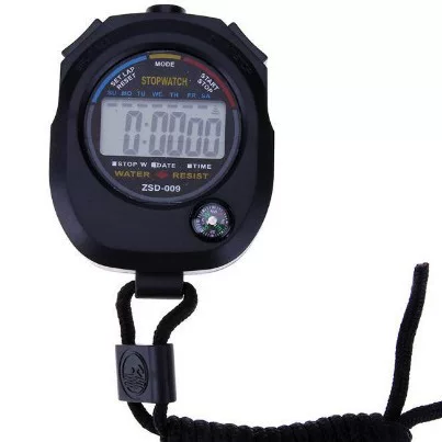 Multi-Function competition referee electronic stopwatch sporting goods single row digital simple large screen LED stopwatch timer