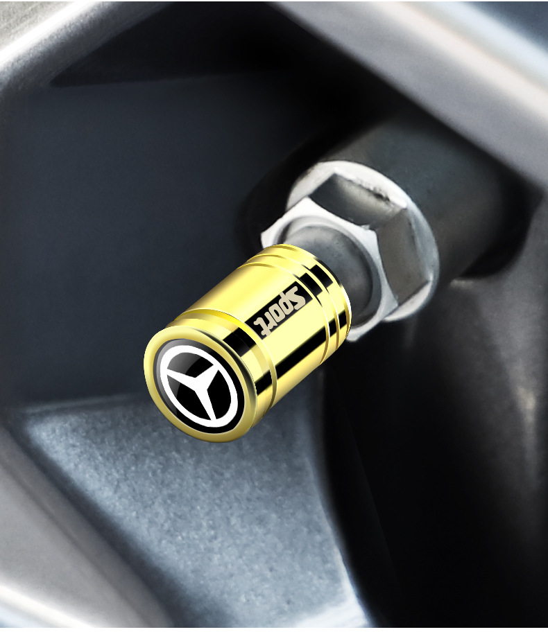 Suitable for Mercedes-Benz C- Class E300L/GLC/GLB car tire valve cap anti-theft valve core cover dust cover