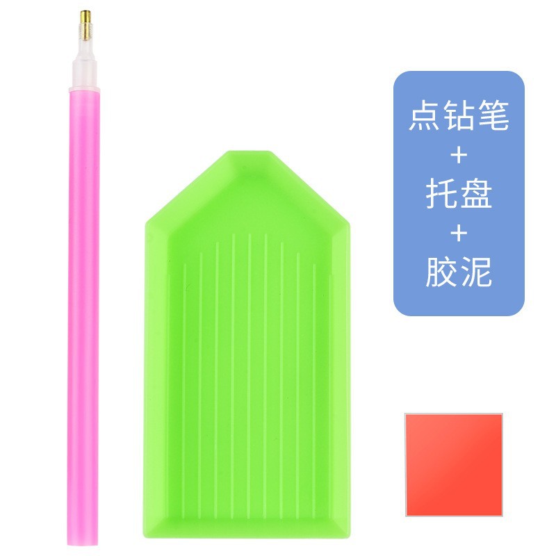 포인트 드릴 펜 + 트레이 + 시멘트 세트