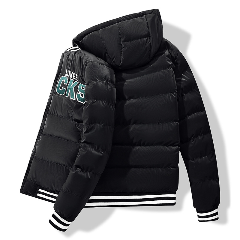 Comercio electrónico transfronterizo invierno nuevo algodón tendencia masculina doble cara ropa de algodón gruesa calentamiento chaqueta de algodón joven chaqueta de hombre