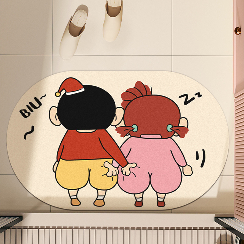 크레용신짱 꼬마애가 엉덩이를 꼬집는다