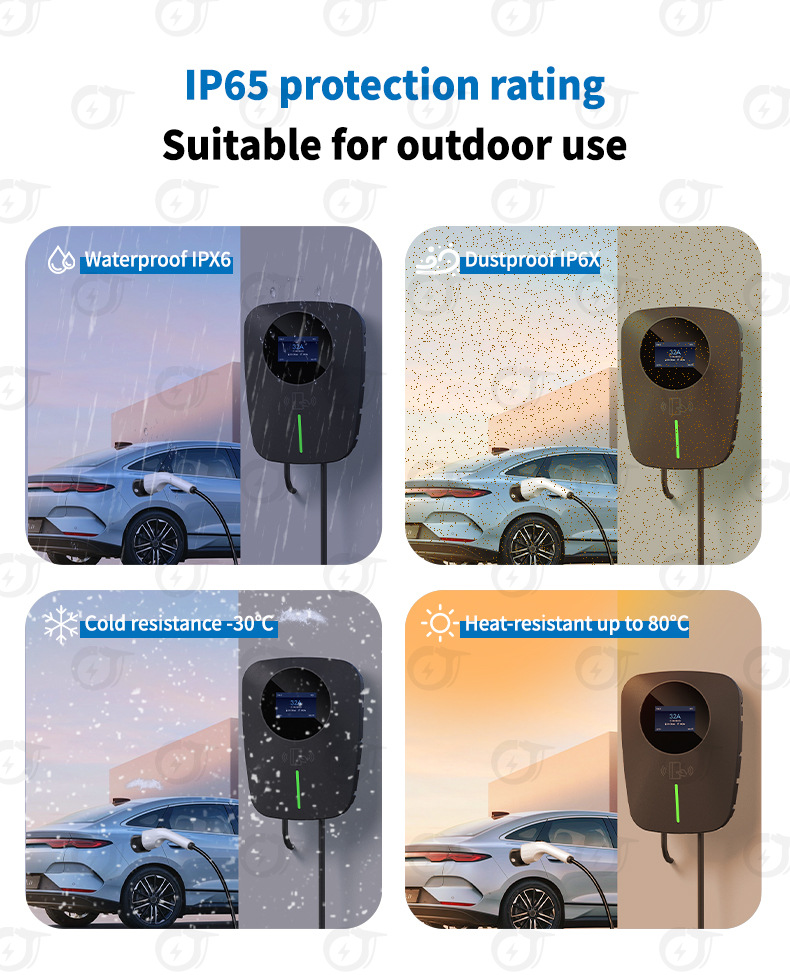Cross-border export national standard GB/T pure copper charging gun 3.5kw car charger BYD wall-mounted charging station