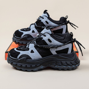 Knock Comfortable ~ Denim Durian Bottom Torre Shoes Women's New Leisure Sports Thick Bottom Mountaineering Shoes in Spring 2024