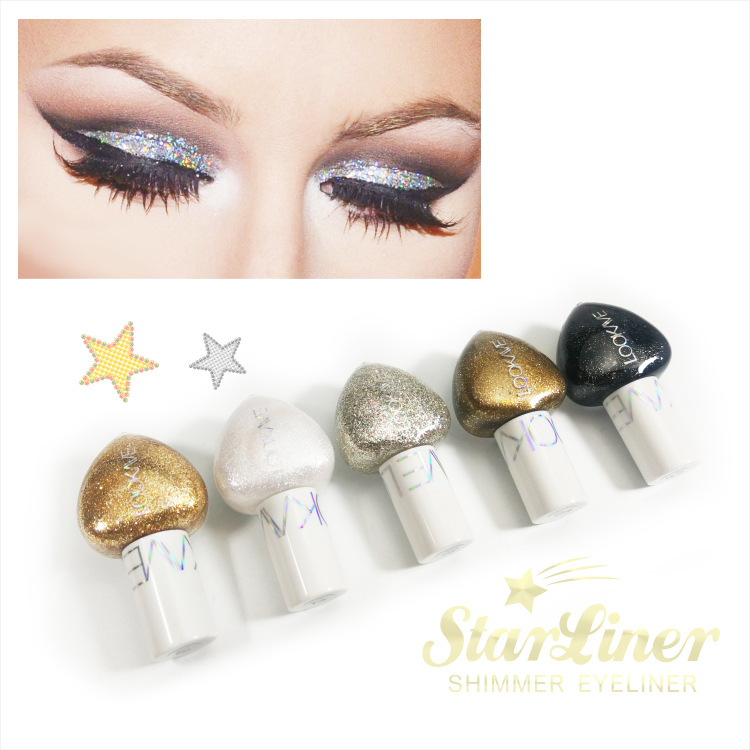 LOOKAVE crystal shining liquid eye shadow powder super shiny fine shiny crystal sequins eyeliner