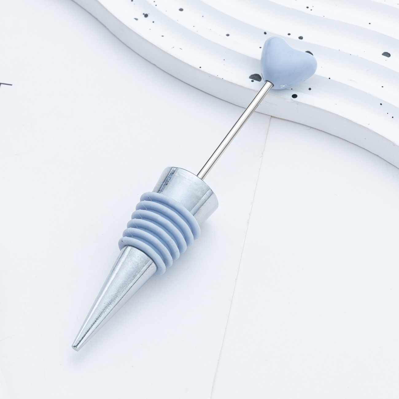 DIY cuentas amor tapones de vino cónico tapones de silicona creativos tapones de vino de boda tapones de champán tapones de vino